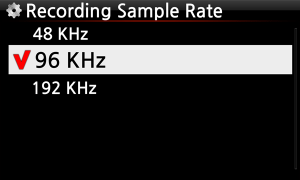 CocktailAudio X30 Recording Sample Rate