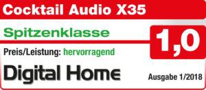 DigitalHome 1 2018 CocktailAudio X35