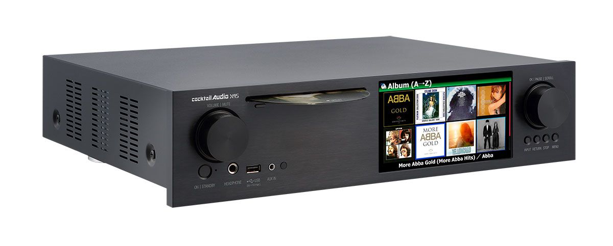 CocktailAudio X45 schwarz - seitliche Ansicht