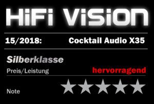 hifi vision test cocktailAudio X35