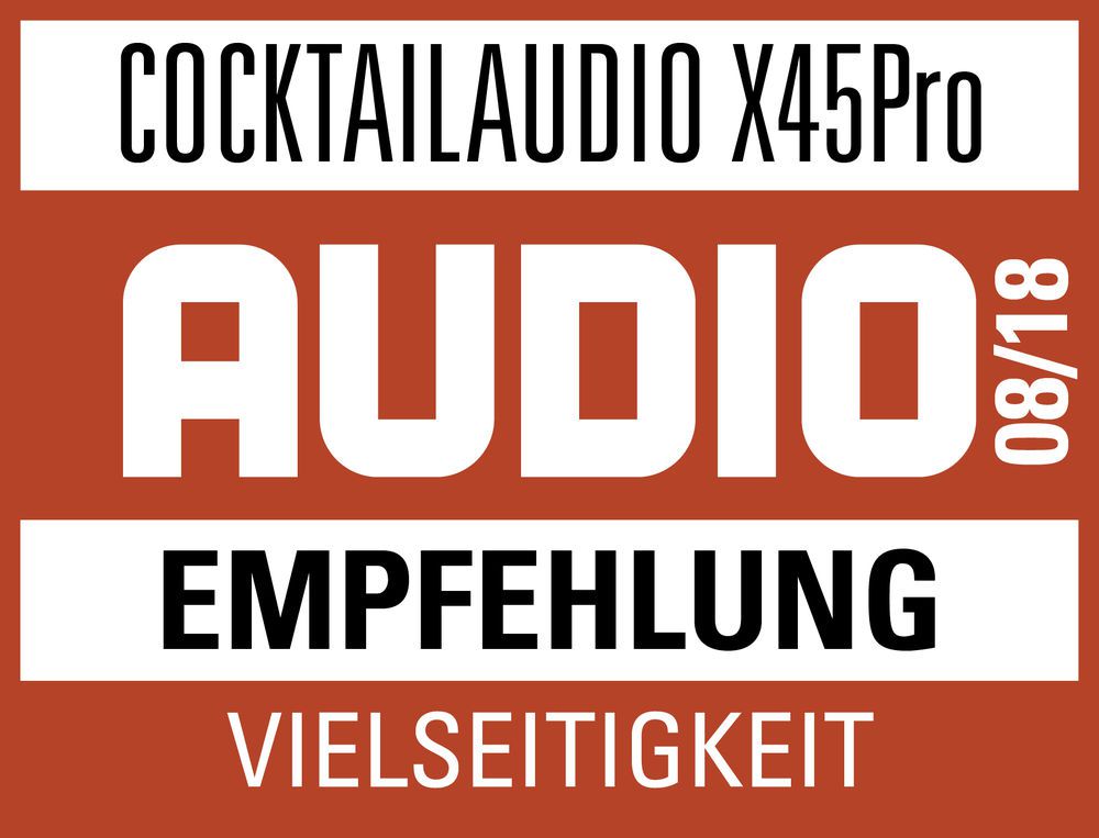 Test cocktailAudio X45Pro bei Audio